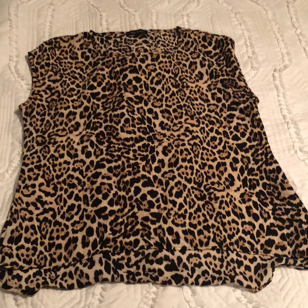 Cheetah print blouse